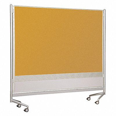 BEST-RITE 661ADHC Room Partition HPL/Cork 6 ft H x 4 ft W