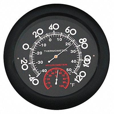 GRAINGER 49T437 Analog Thermometer -40 to 120 Degree F
