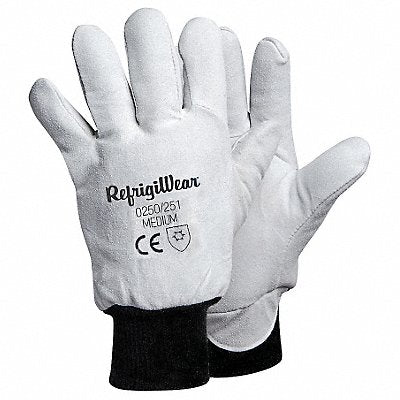 REFRIGIWEAR 0250RGRAXLG Leather Gloves Grey XL PR