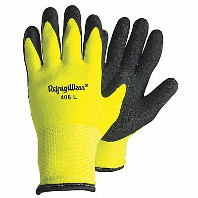 REFRIGIWEAR 0408RHVLXLG Cold Protection Gloves XL Hi-Vis Lime PR
