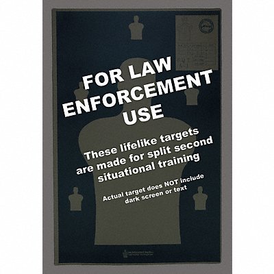ACTION TARGET SQTA1BLUE100 Georgia Public Safety Target PK100