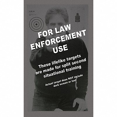 ACTION TARGET ILSP06100 Illinois State Police Target PK100