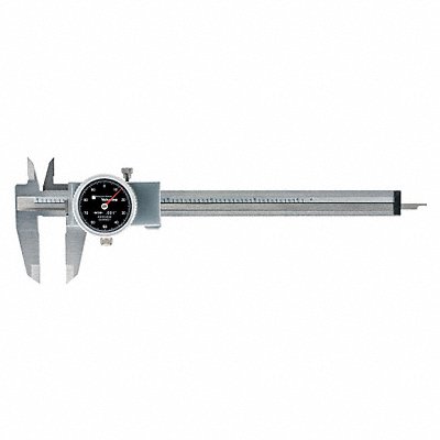TESA BROWN  SHARPE 589021 Dial Caliper Stainless Steel Black