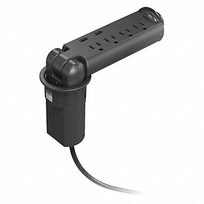 BALT 66666 Surge Outlet Strip w/Pop-Up Desk Grommet