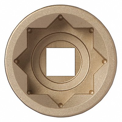 AMPCO I12D17168PT Impact Socket Nickle Aluminium Bronze Natural 1 7/16 in