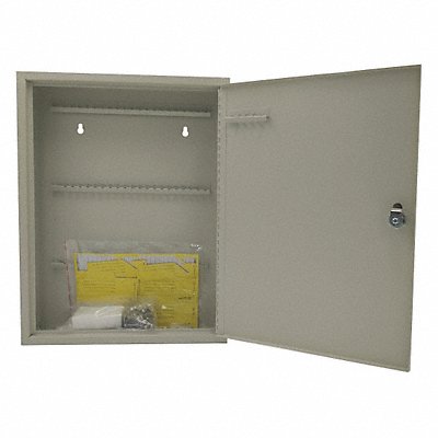 GRAINGER 49UV34 Key Box Steel 64 Key Capacity 13 in W