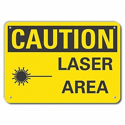 LYLE LCU30131NP14x10 Caution Sign 10 inx14 in Plastic