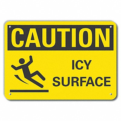 LYLE LCU30138NP14x10 Icy Conditions Sign 10inx14in Plastic
