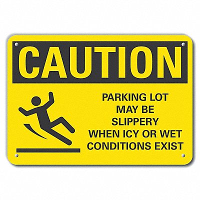LYLE LCU30139NP14x10 Caution Sign 10 inx14 in Plastic