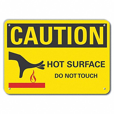 LYLE LCU30147NP10x7 Caution Sign 7 inx10 in Plastic