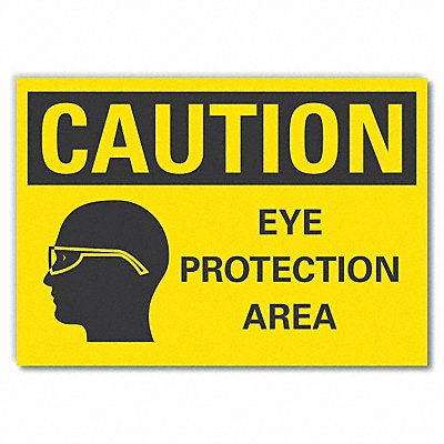 LYLE LCU30164RD7x5 Eye Caution Reflective Label 5inx7in