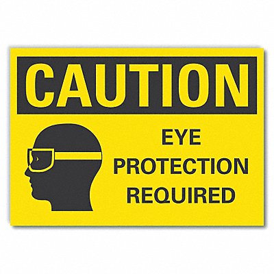 LYLE LCU30168RD7x5 Eye Caution Reflective Label 5inx7in