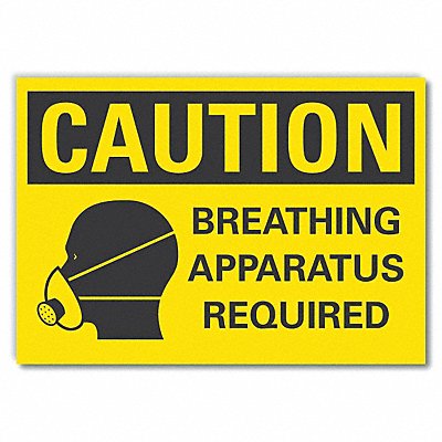 LYLE LCU30180RD14x10 Breath Apparatus Reflective Label 10inx14in