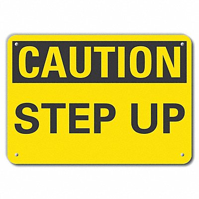 LYLE LCU30204NP10x7 Caution Sign 7 inx10 in Plastic