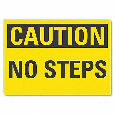 LYLE LCU30206ED10x7 Caution Sign 7in x 10in Non-PVC Polymer