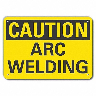 LYLE LCU30212NP14x10 Caution Sign 10 in x 14 in Plastic