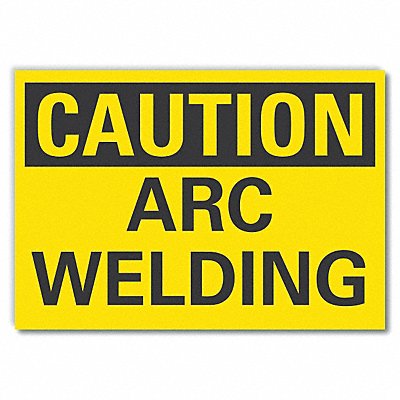 LYLE LCU30212ED10x7 Caution Sign 7in x 10in Non-PVC Polymer