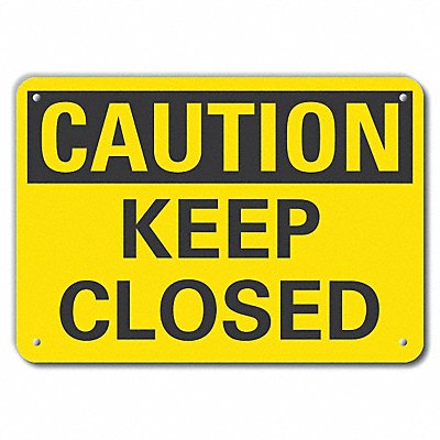 LYLE LCU30213NP14x10 Caution Sign 10 in x 14 in Plastic