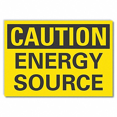 LYLE LCU30223RD10x7 Acc Prevention Label 7 in x 10 in