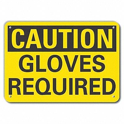 LYLE LCU30237NP10x7 Caution Sign 7 inx10 in Plastic