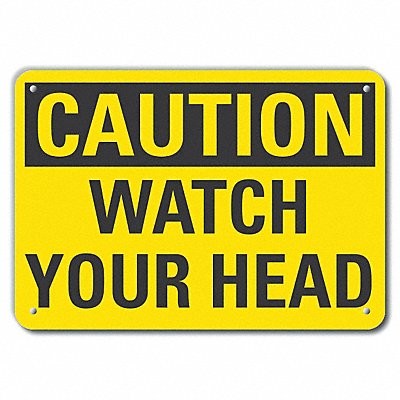 LYLE LCU30240NP14x10 Caution Sign 10 inx14 in Plastic