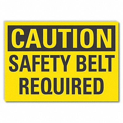LYLE LCU30263ED10x7 Caution Sign 7in x 10in Non-PVC Polymer