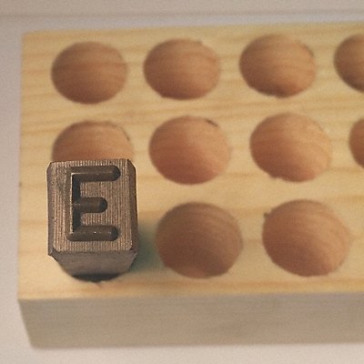 YOUNG BROS. STAMP WORKS 06271E Hand Stamp 2-5/8 Shank L Steel