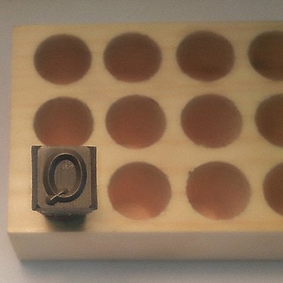 YOUNG BROS. STAMP WORKS 03271Q Hand Stamp 2-3/8 Shank L Steel