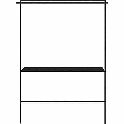 HY-KO PRODUCTS FRAME1 Sign Frame 40 in Maximum Mast H PK5