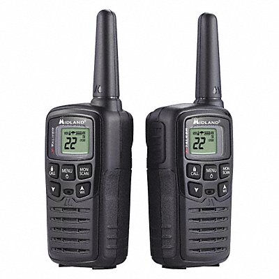 MIDLAND T10 Portable Two Way Radios 0.5W 22 Ch