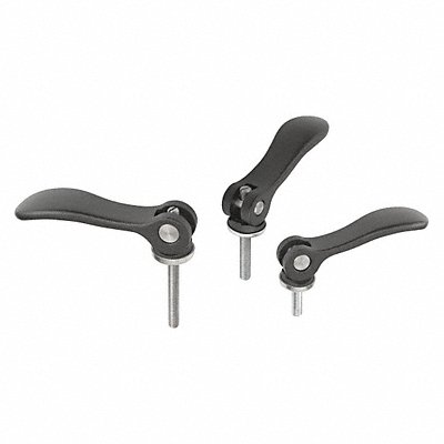 KIPP K00060501105X30 Cam Handle M5 Cast Aluminium