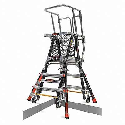 LITTLE GIANT 18503817 Platform Stepladder Ladder 5 ft 375 lb