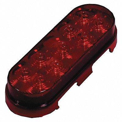 MAXXIMA M63322R Stop/Turn/Tail Light Oval Red 6-3/8 L