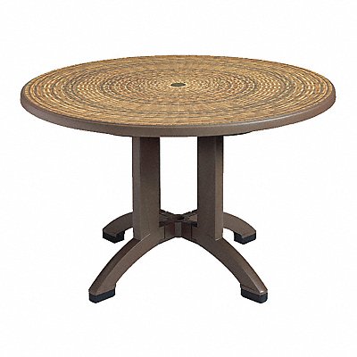 GROSFILLEX US715037 Aquaba 48 Round Pedestal Table