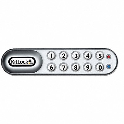 CODELOCKS KL1006KITSGRHClean Antimicrobial Coated Locker Lock