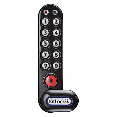 CODELOCKS KL1006KITBLKLH Electronic Lock Left Hand Keypad