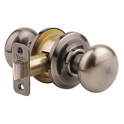 YALE D3406201 Knob Lockset Mechanical Entrance Grd. 2