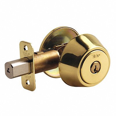 YALE D981301 Deadbolt Polished Brass Heavy Duty