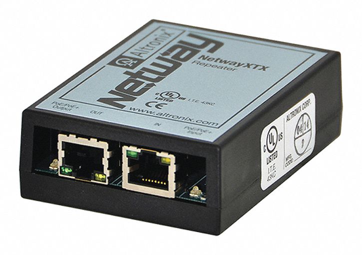 ALTRONIX NETWAYXTX PoE Repeater Black 1 H x 2-1/2 W Plastic
