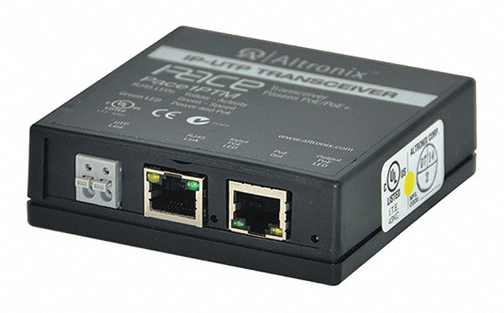 ALTRONIX PACE1PTM PoE Transceiver 3-1/2 W 1 Cam. Input