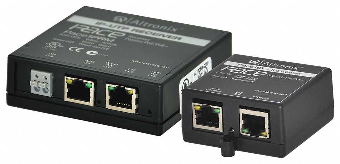 ALTRONIX PACE1STR PoE Switch Kit 2-17/64 W 1 Cam. Input