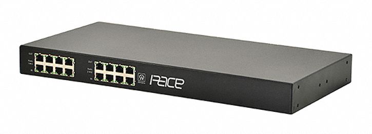 ALTRONIX PACE8PRM PoE Extender 19-1/8 W 8 Cam. Inputs Blk