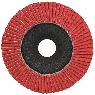 FINISH 1ST 9720035 Mounted Flap Wheel 36 Grit 4 1/2 Dia PK5