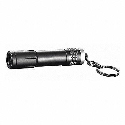 GRAINGER 49XX73 Keychain Flashlight Aluminum Black 20lm