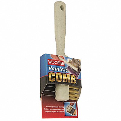 WOOSTER 1832 Paint Brush Comb 8 in L Tan