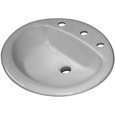 SLOAN SS3802A Sloan Sink Oval 16-1/2inx17inx7-1/2in