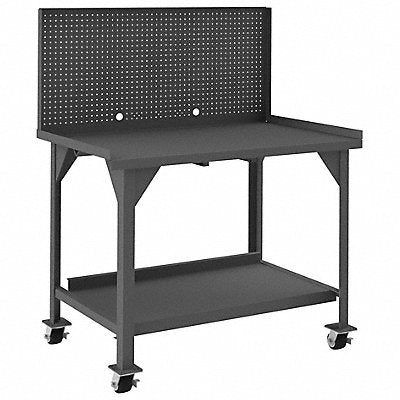 DURHAM MFG DWBM3060BEPB95 Mobile Workbench 4000 lb 30 inL 60 inW