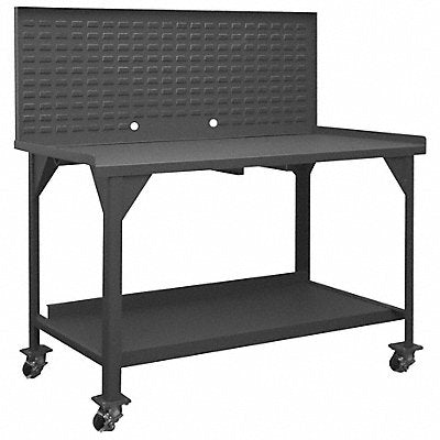 DURHAM MFG DWBM3660BELP95 Mobile Workbench 4000 lb 36 inL 60 inW