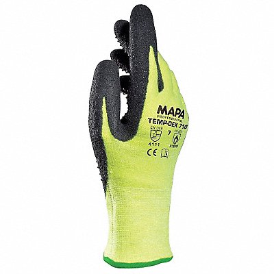 TEMP-DEX 710 Heat Resistant Gloves Nitrile Yellow 7 PR
