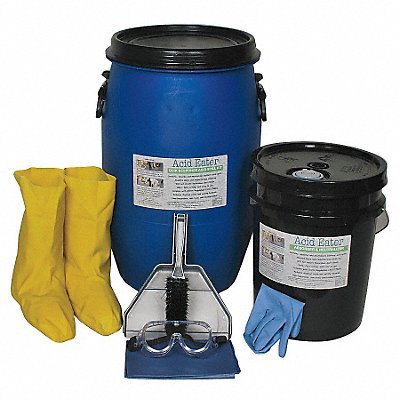 ACID EATER 1006015 Neutralizing Spill Kit 15 gal Granular